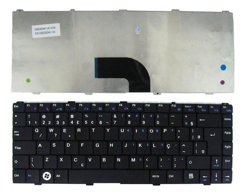 Teclado Laptop Intelbras I1010 I1020 V092302ak1 Compatível