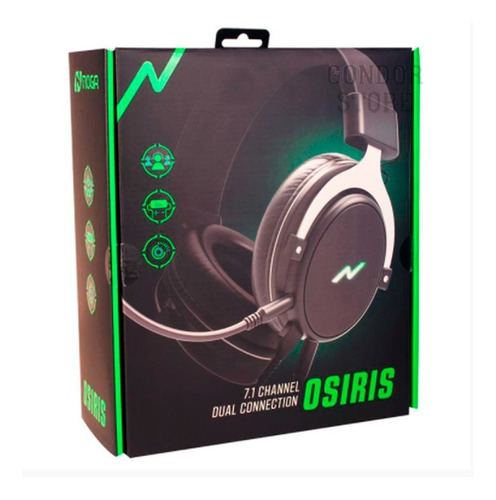 Imagen 6 de 9 de Auriculares Gamer Microfono Pc Ps4 Celular7.1 Noga Osiris E