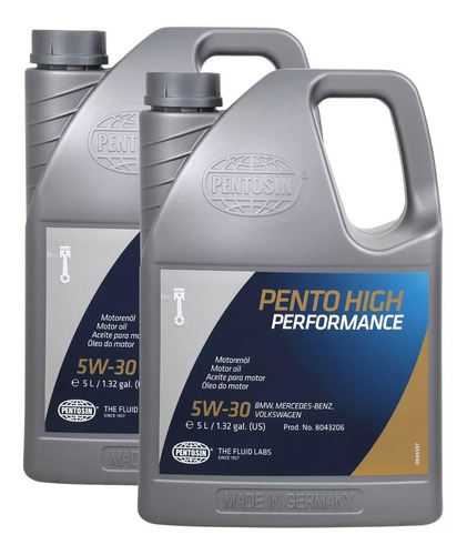 Aceite Motor Honda Odyssey 2003 V6 3.5l Pentosin 5w-30; 10l