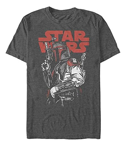 Star Wars Camiseta Dat Boba Para Hombre Y Altura, Carbón Jas