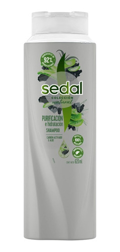 2 Pzs Sedal Carbon Activado Shampoo Purificacion E Hidrataci