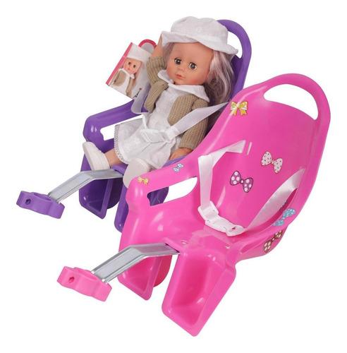 . Asiento Bicicleta Muñeca For Niña Con Acceso Adesiv