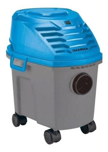 Aspiradora De tacho Gamma G2200ARA 10L celeste y gris oscuro 220V 50Hz
