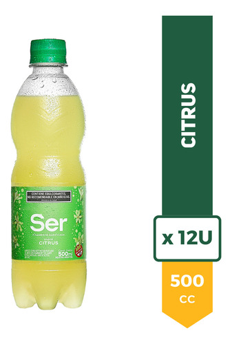 Agua Saborizada Ser 500ml Citrus La Barra Pack X12