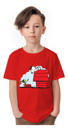 Polera Niños Snoopy Woodstock Knight 100% Algodon Wiwi