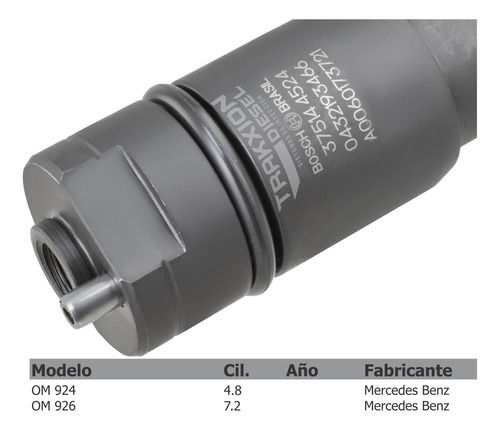 Juego 6 Inyectores Diesel Np-a0060173721 Para Mercedes Benz