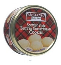 Galletas De Mantequilla Shortbread 3.6 Oz Mcginnis 