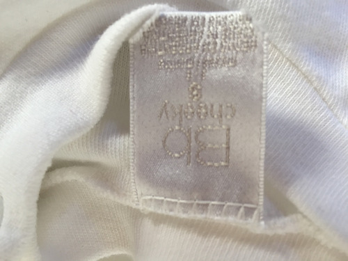 Body Cheeky Manga Larga Blanco De Algodon