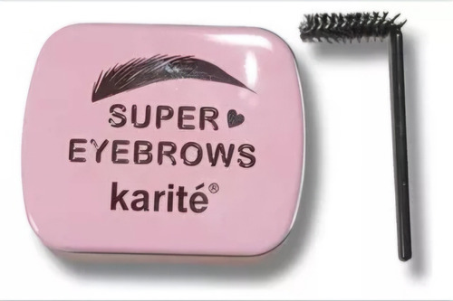 Cera Para Cejas Fijador 25g Karite + Cepillo Aplicador Transparente