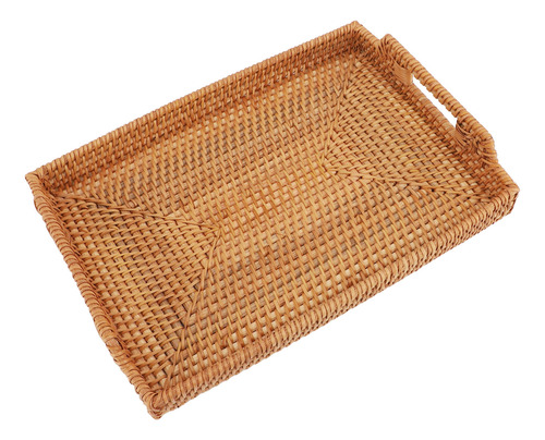 Cesta De Vime Para Organizar A Bandeja De Servir