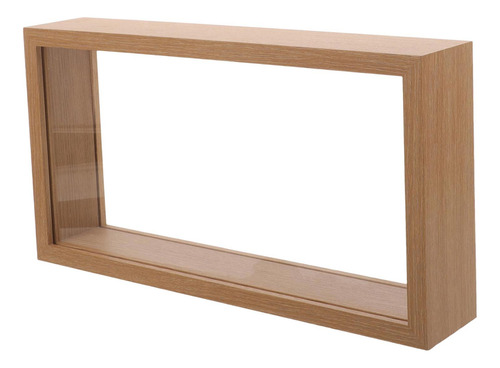 Box De Sombra 3d Marco De Imagen Madera Remográfica Marrón