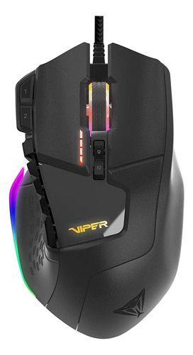 Mouse Gamer Patriot Viper V570 Blackout Rgb Laser Xtreme