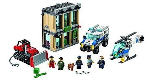 Lego City Police Bulldozer Break-in 60140 Kit De Construccio