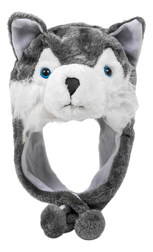 Gorro De Peluche Para Halloween Con Diseño De Lobo (gy), Dis