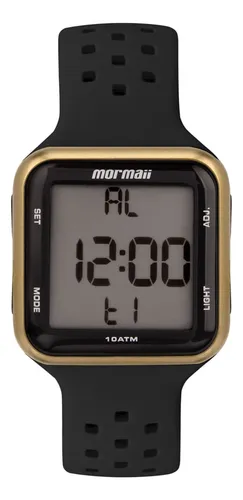 comprar Relógio Mormaii Feminino Digital Dourado Preto Mo6600cu002F8p