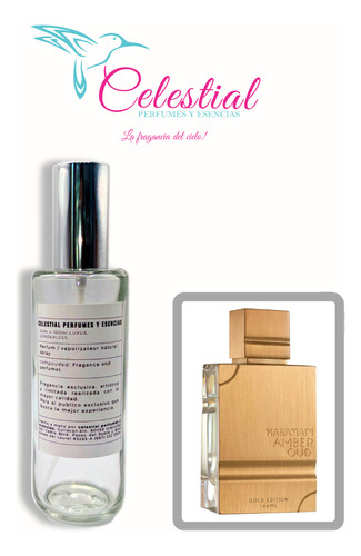 Perfume Amber Oud Gold De Celestial Elixir 100 Ml