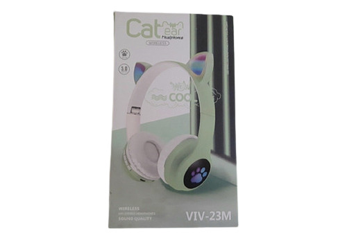 Auricular Headphones Para Nenas Orejitas Gatito Viv-23m !!!