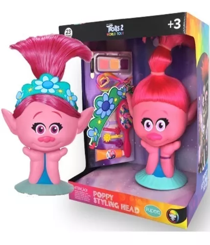 Boneca Poppy Princesa Trolls 2 Word Tour - Pupee