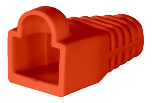 Capuchon Rj45 Ficha Red Cable Bolsa X100 Unidades Rojo