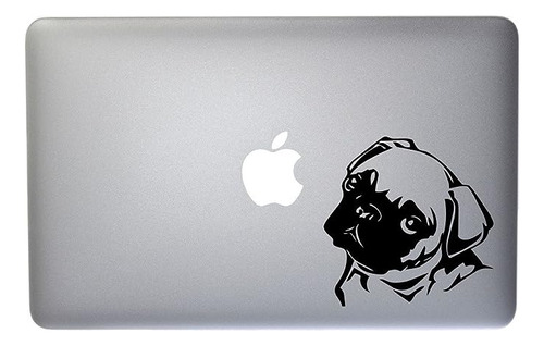 Cute Little Pug Puppy Vinilo Adhesivo Para Macbook Portatil
