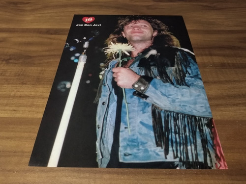 (mp437) Jon Bon Jovi * Trey Ames * Mini Poster Pinup 28 X 21