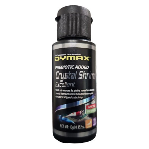 Dymax Crystal Shrimp Excellent 10g Alimento Para Camarones 