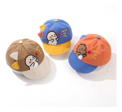 Gorro Para Bebé De 6 A 18 Meses, Lindo Dinosaurio De Dibujos