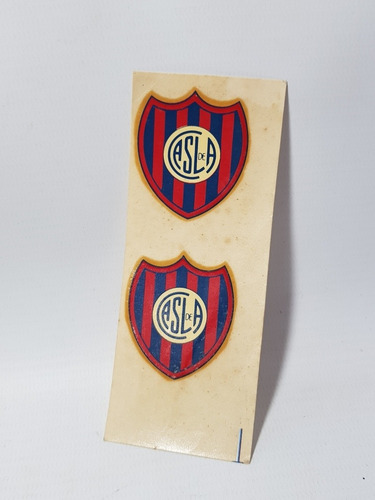 Imagen 2 de 4 de San Lorenzo Fútbol Antiguos Calcos Lote X 73 Escud Mag 57126