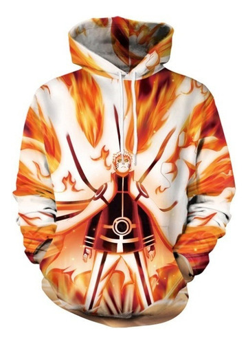 Uzumaki Naruto Uchiha Sasuke Sudadera Cosplay Con Capucha