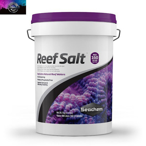 Sal Marina Seachem Reef Salt 20,2 Kg Acuario Marino Polypter