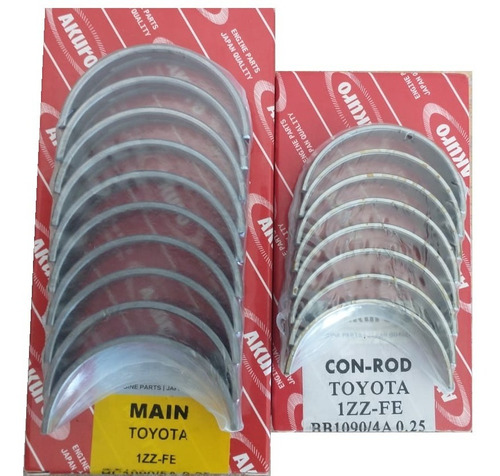 Cojinete De Biela Y Bancada Toyota Corolla 1.8 Motor 1zz