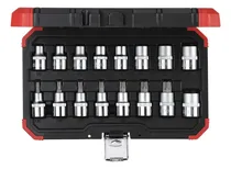 Comprar Jogo De Soquete E Chaves Soquete 1u002F2  Tx Gedore 16 Peças