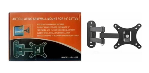 Imagen 3 de 3 de Soporte Base De Brazo Para Tv Television De 10 A 32 Pulgadas