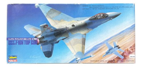 F-16n Top Gun Us Navy 718 Kit Montar Hasegawa 1/72