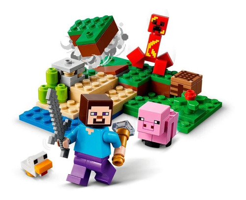 Imagem 4 de 5 de Lego Minecraft - A Emboscada Do Creeper - 21177