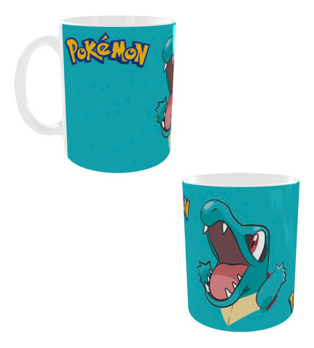 Taza Pokemon Nueva 11 Oz Con Caja Totodile