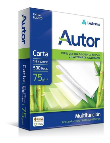 Resma Autor Carta 75 Gr.consulte Envio Gratis Caba - Riboc