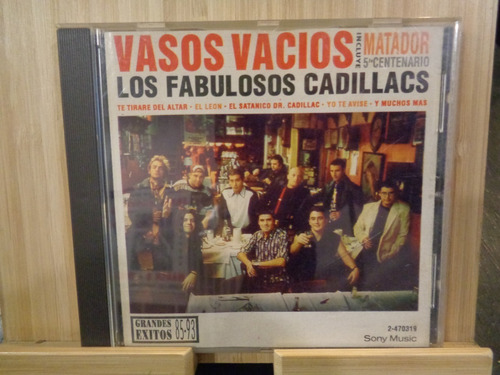 Los Fabulosos Cadillacs Vasos Vacios Cd Rock