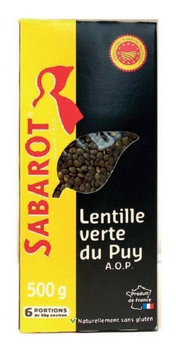Lentilhas Aop Du Puy Sabarot 500g
