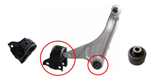 Imagen 2 de 4 de Buje Bandeja Land Rover Range Rover Evoque (2 Bujes)