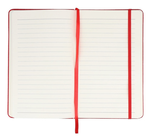 Imagen 2 de 10 de Libreta Con Pasta Texturizada Y Banda Elástica