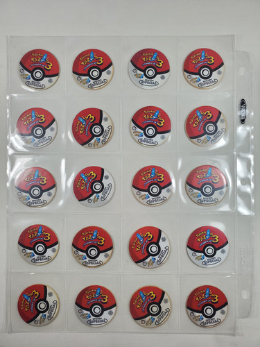 Colección De Tazos Pokémon 3 Sin Sticker 88/88 Piezas (Usado)