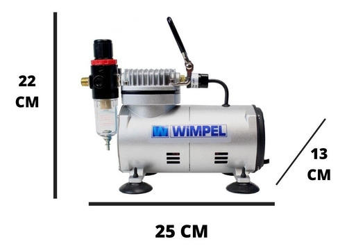 Compressor Wimpel Comp1 Compacto E Silencioso P/ Aerografia