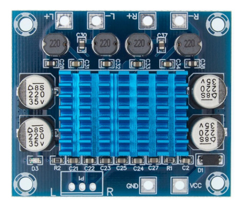 Modulo Amplificador Som Tpa3110 Estéreo 2 Canais 30w + 30w