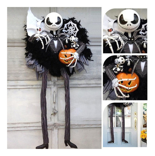 Encanto Mc Jack Wreath Skellington Corona De Halloween