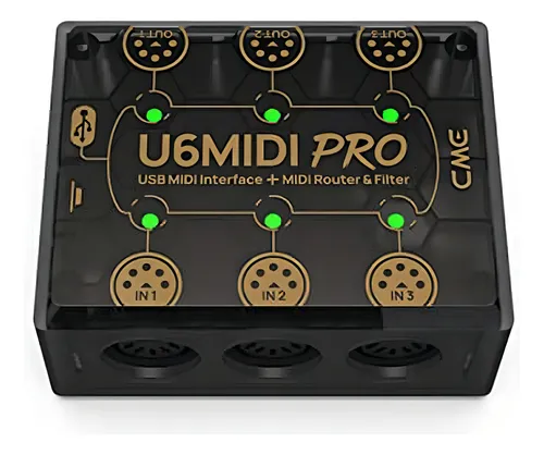 Interfaz Midi Cme U6midi Pro - Usb Plug-and-play Para Comput