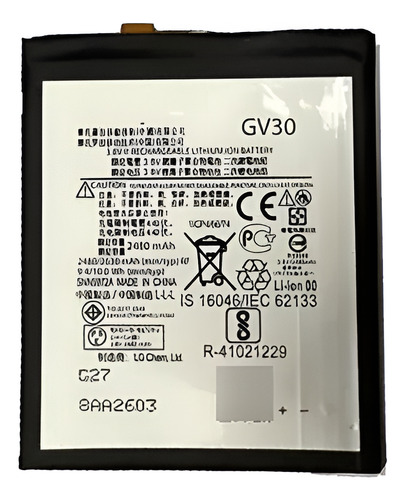 Bateria Compatible Gv30 Para Motorola Z Xt1650