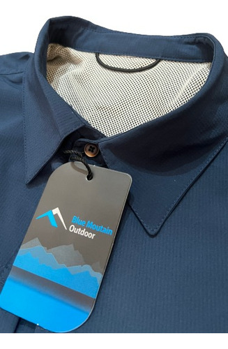 Imagen 6 de 6 de Camisa Hombre Outdoor Con Protecion Uv Trekking Ripstop