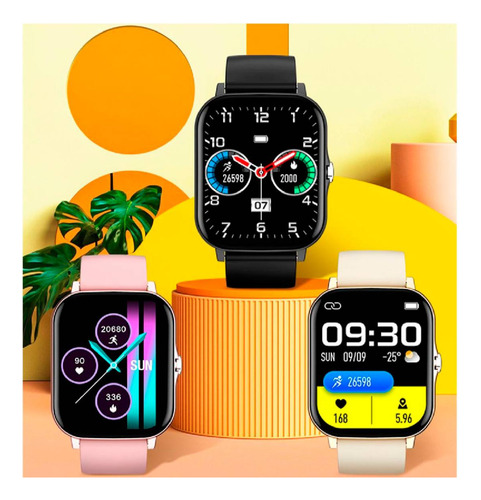 Reloj Inteligente Smartwatch Kt48 Dorado