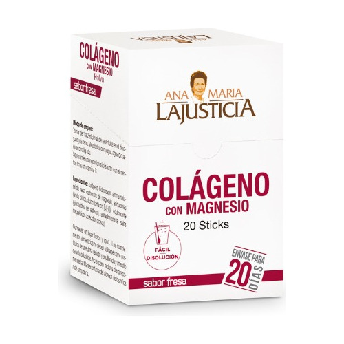Colágeno C Magnesiopolvo 20 Sticks Fresa Ana Marialajusticia